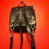 Handmade leather backpack/cross body bag