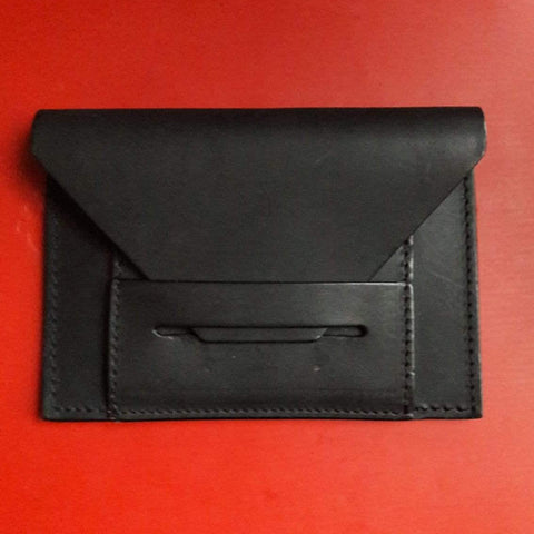 Large Hand Made Saddle leather card holder (Jas M B)