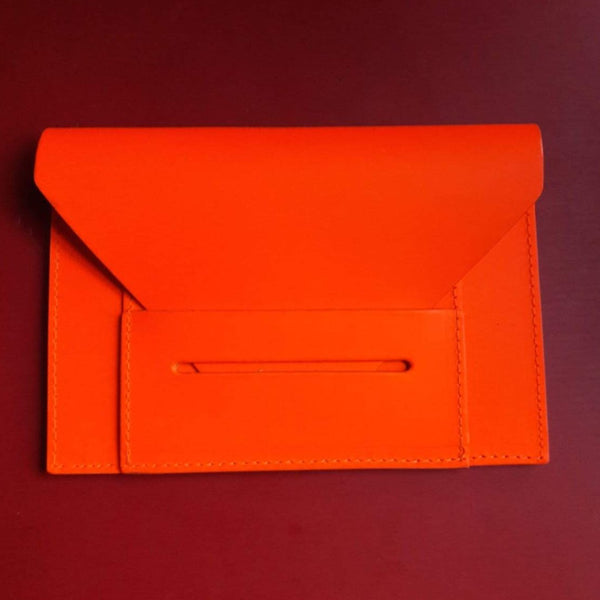 Large Hand Made Saddle leather card holder (Jas M B)